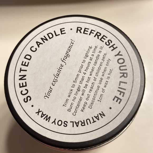 Natural soy wax candle - Picture 2 of 3